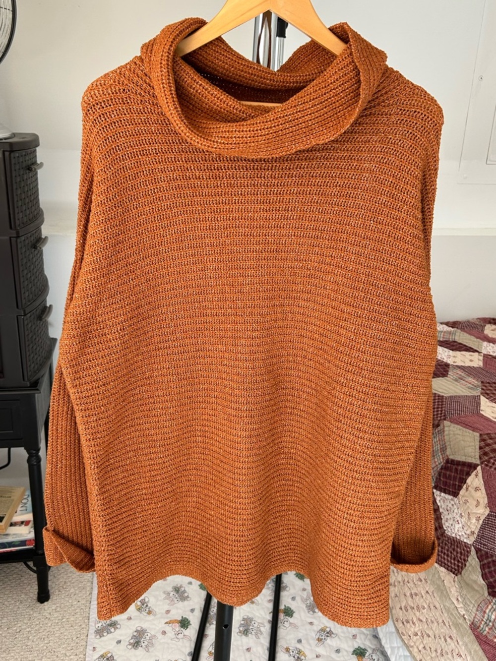 Pilcro Anthropologie Knit Cowl Neck Pullover Sweater